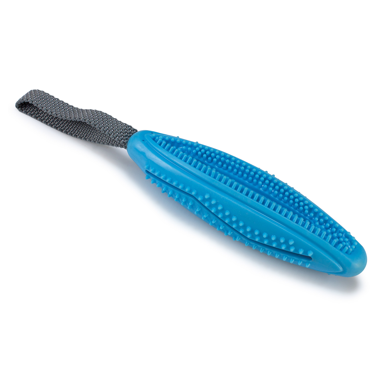 Stick azzurro spazzolino con manico - Giochi e accessori per cani - Accessori per animali domestici