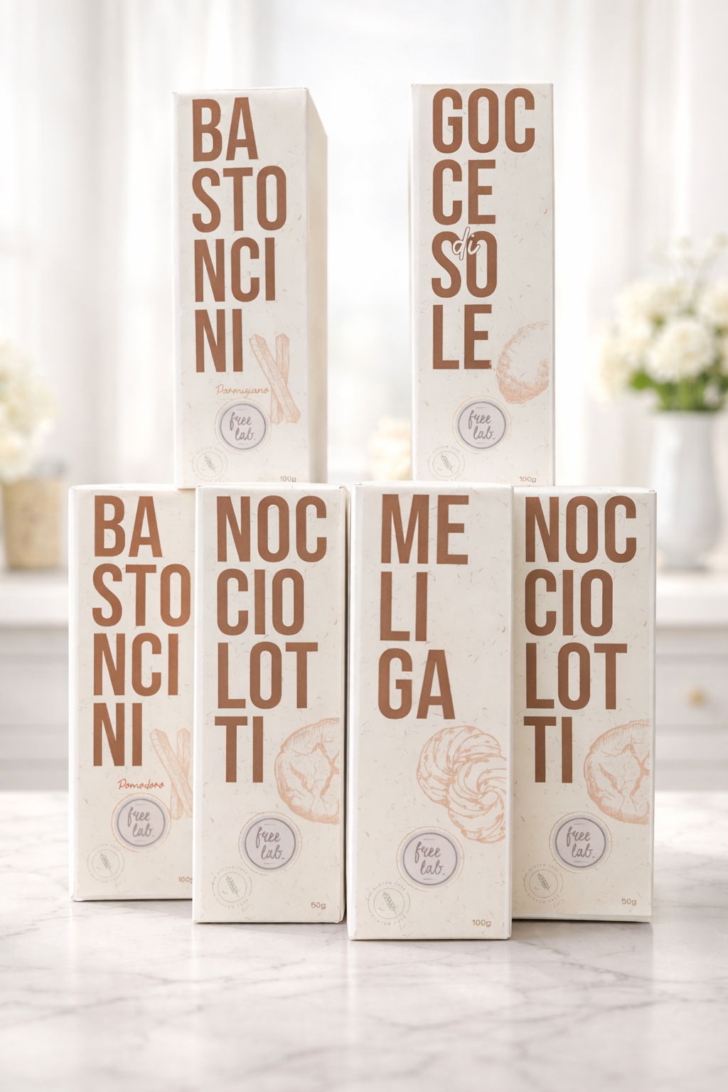 Linea Gastronomia & Negozi Alimentari – Scatole Premium Free Lab Scatole Premium 100 g – Free Lab