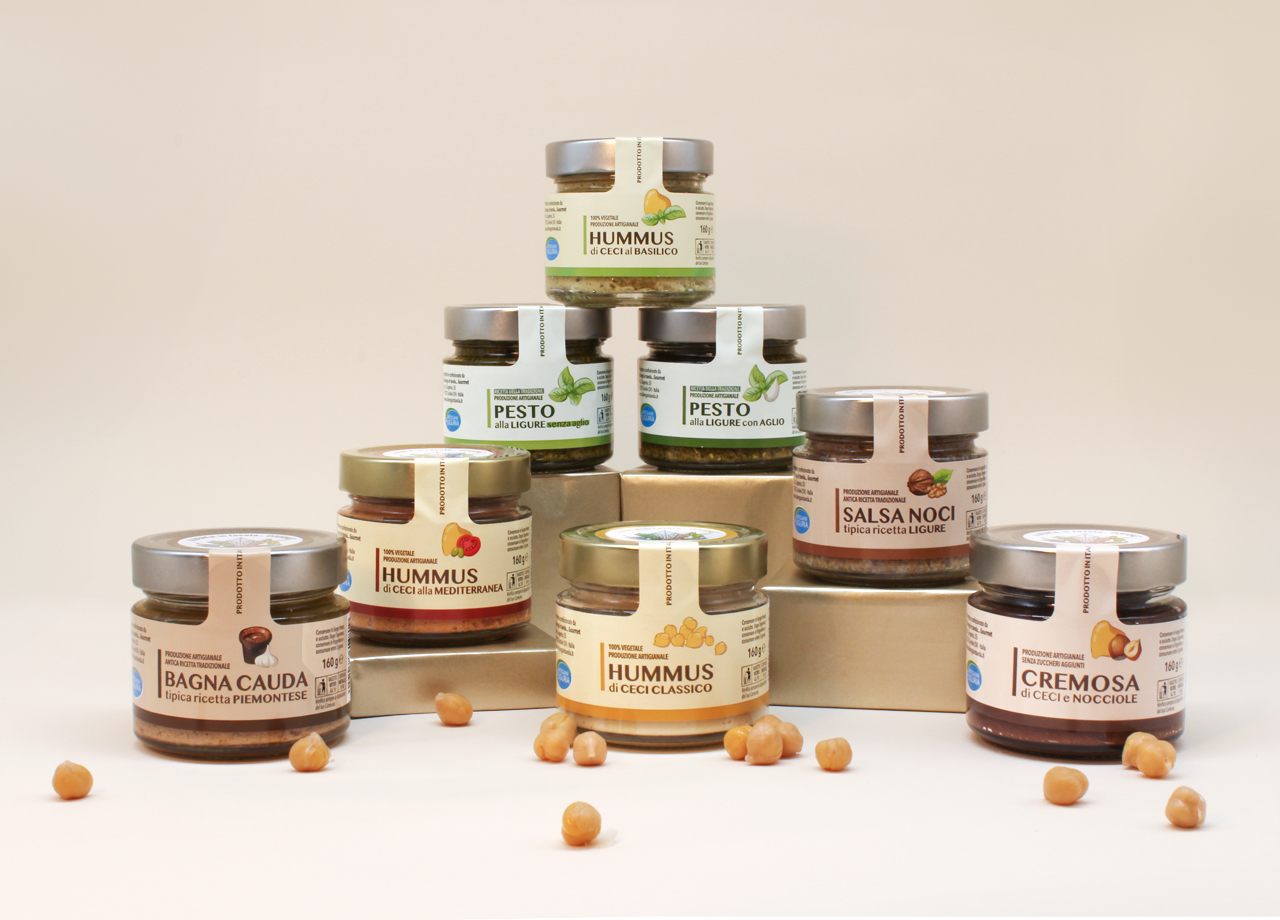 HUMMUS, PESTO E SALSE PASTORIZZATI