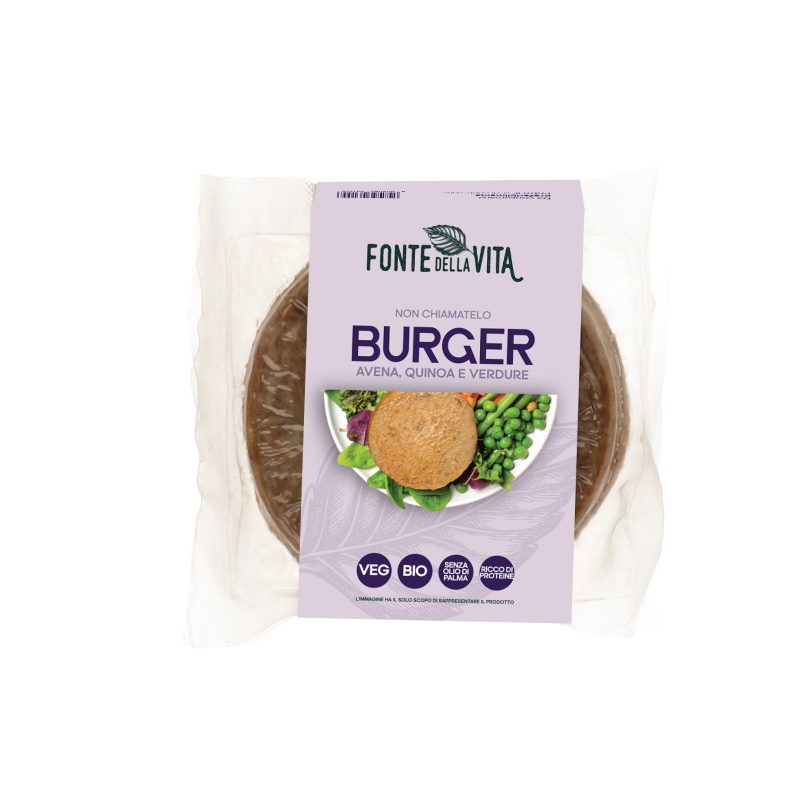 Burger avena, quinoa e verdure UHT