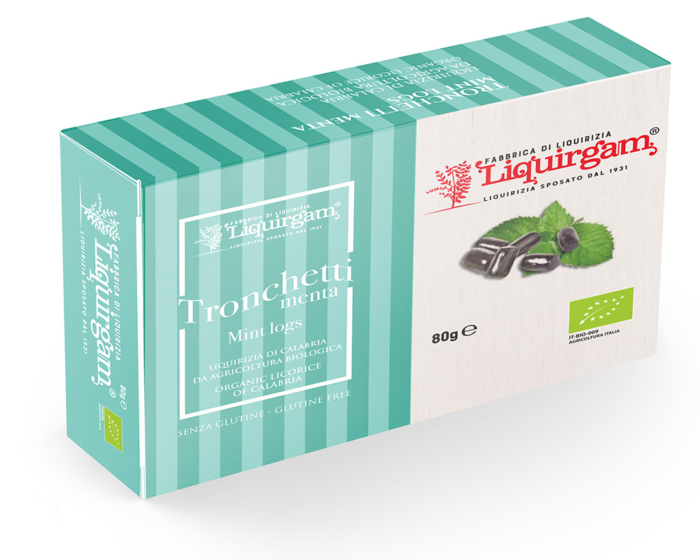 Tronchetti - liquirizia biologica alla menta