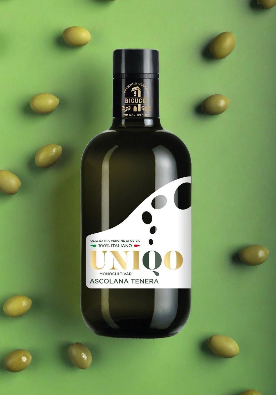 Monovarietale Ascolana tenera I Olio extra vergine d'oliva 100 % italiano