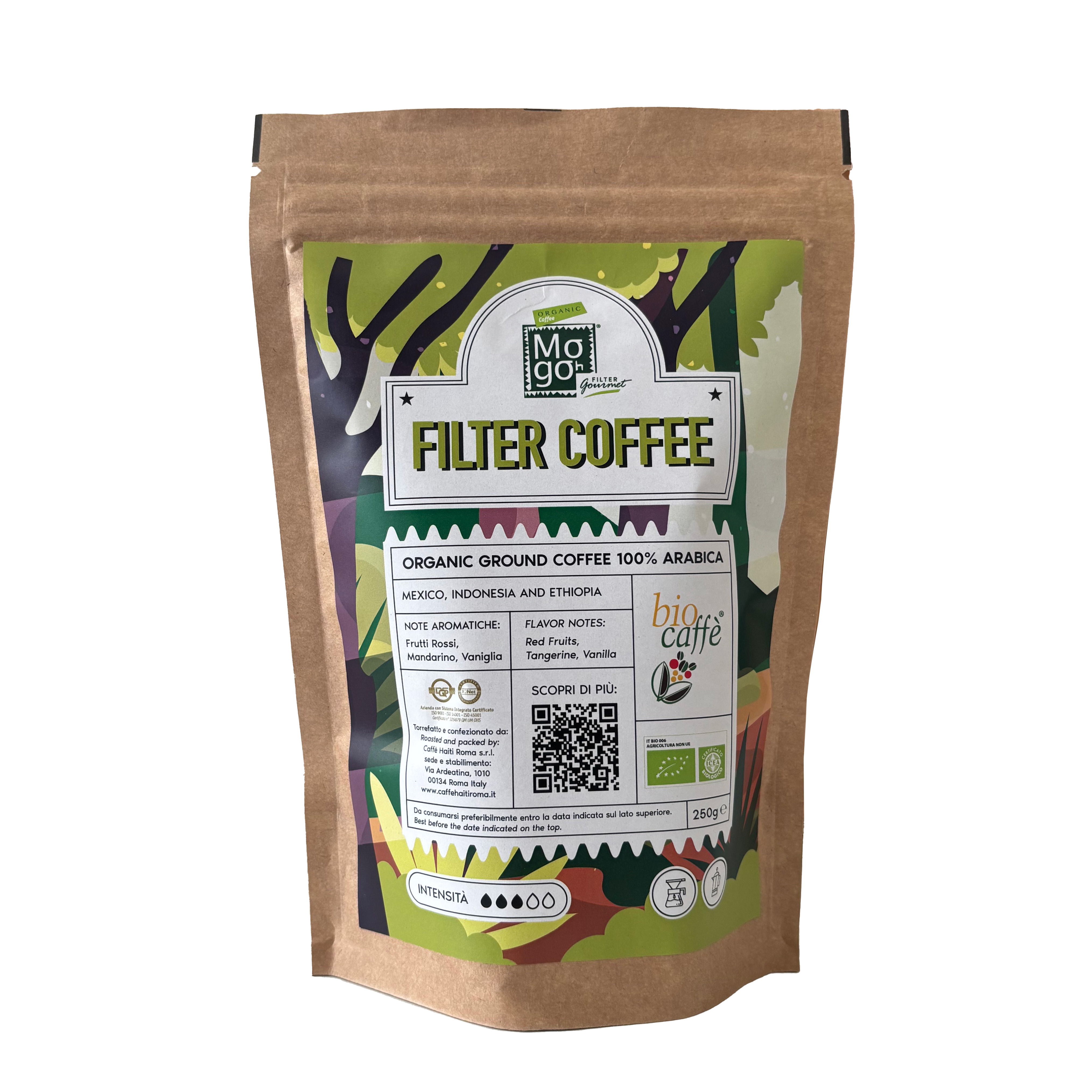 Biocaffè Mogoh Filter - Caffè Macinato 250g