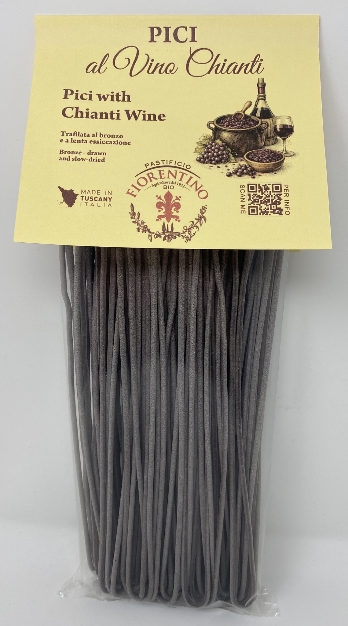 Pici al vino Chianti