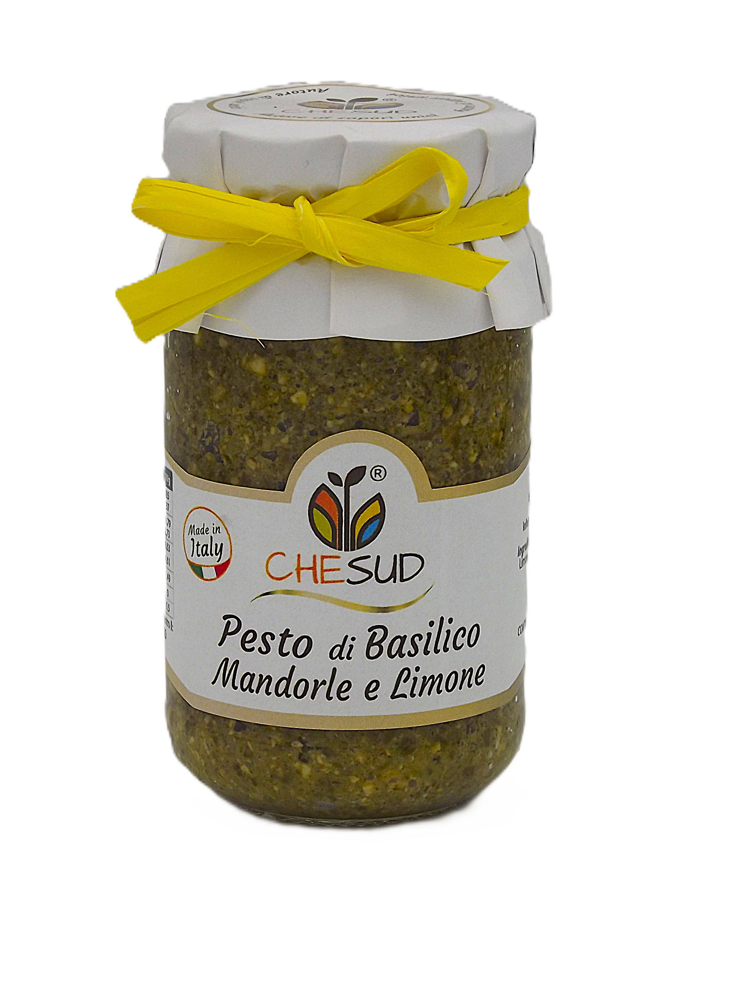 Pesto di Basilico mandorle e limone